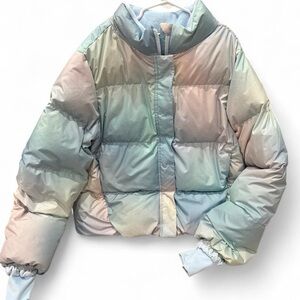 Athleta Girl Cloud Nine Down Jacket Size Large L 12